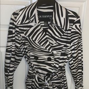 Zebra coat